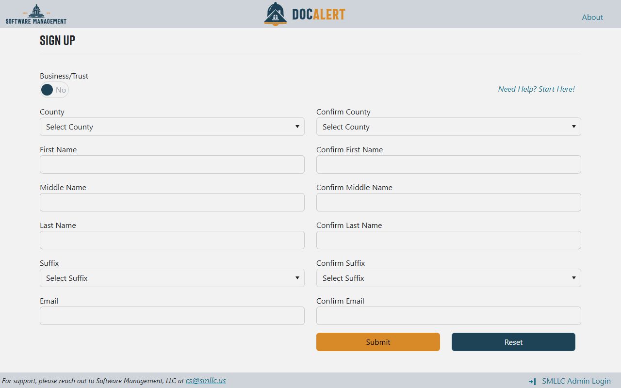 Lewis County County Clerk DOC ALERT record notification