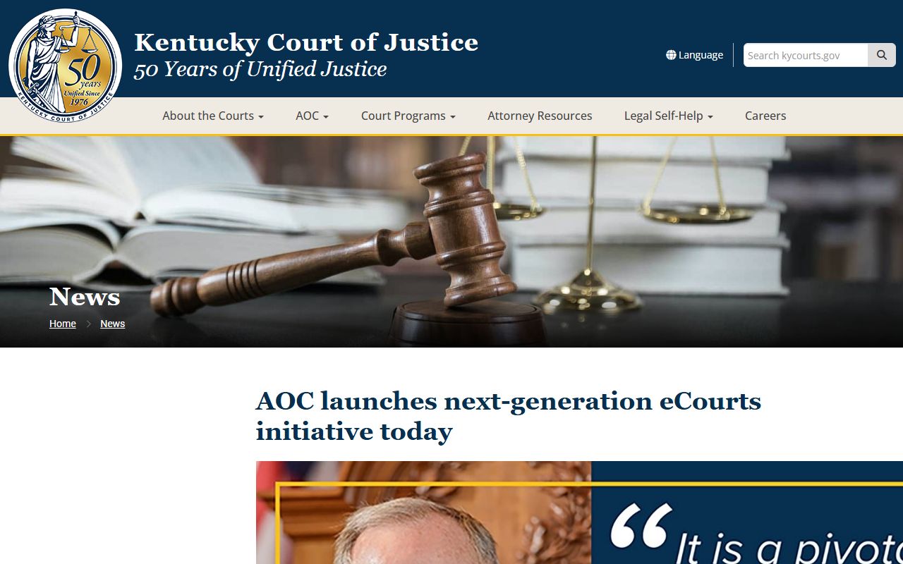 Lewis County court records Kentucky next generation eCourts news