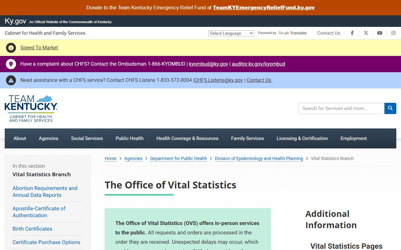Lewis County marriage and divorce records Kentucky Office of Vital Statistics